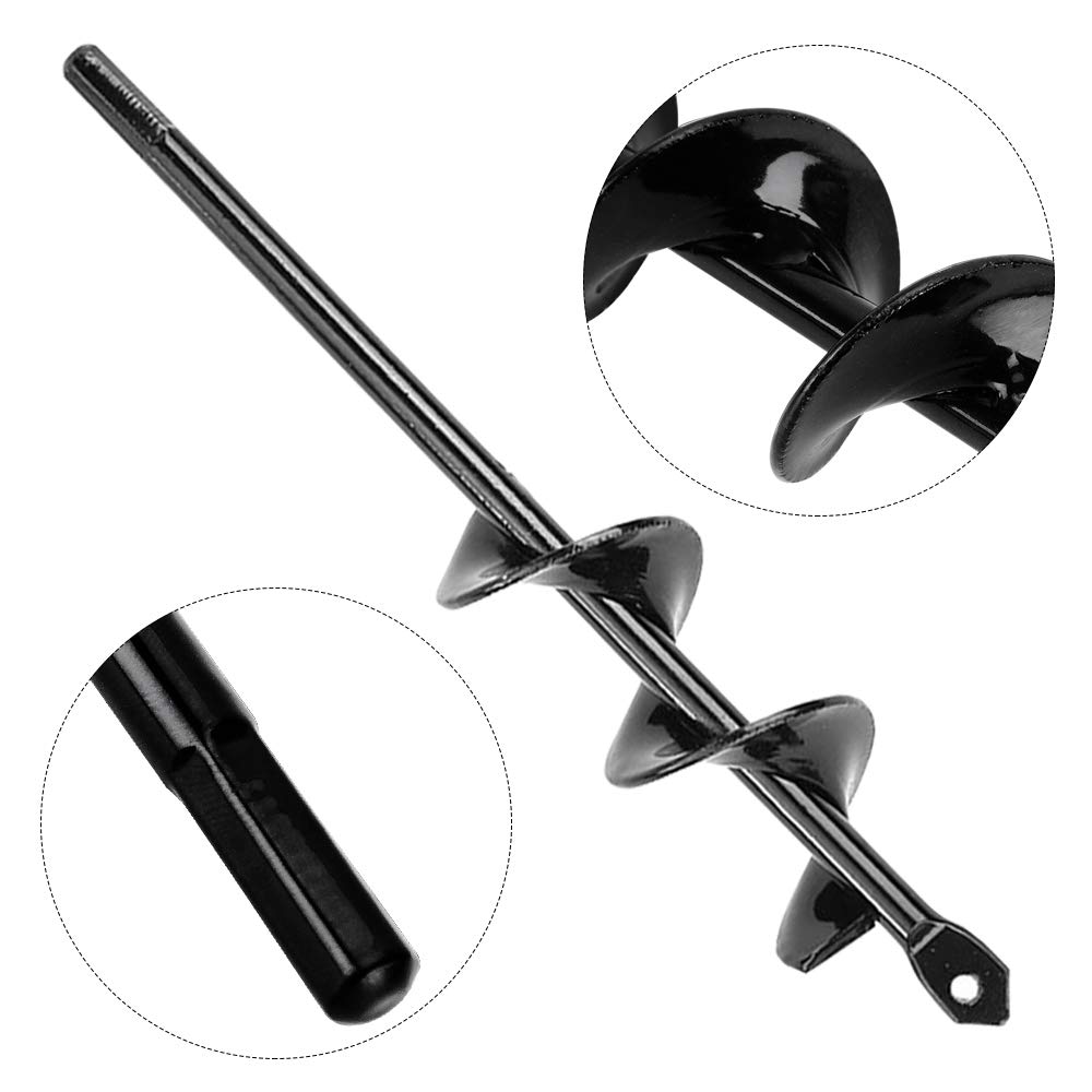 Promo 40% OFF 2 Pack Auger Drill Bit,DanziX Non-Slip Garden Spiral Plant Flower Bulb Rapid Planter for Bulb Seeding&Bedding,1.6” x 9 ”for 3/8”Hex Drive Drill Best Quality 🔥 2 Pack Auger Drill Bit,DanziX Non-Slip Garden Spiral Plant Flower Bulb Rapid Planter for Bulb Seeding&Bedding,1.6” x 9 ”for 3/8”Hex Drive Drill