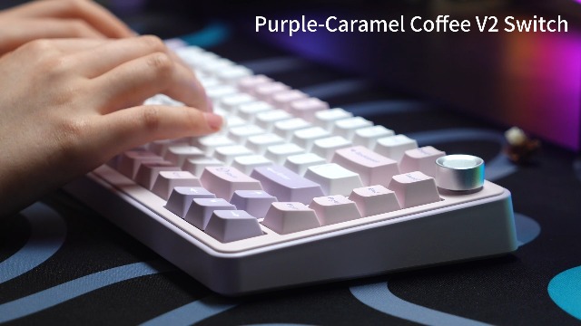 Amazon | YUNZII B75 PRO 75% ガスケットゲーミングキーボード 無線