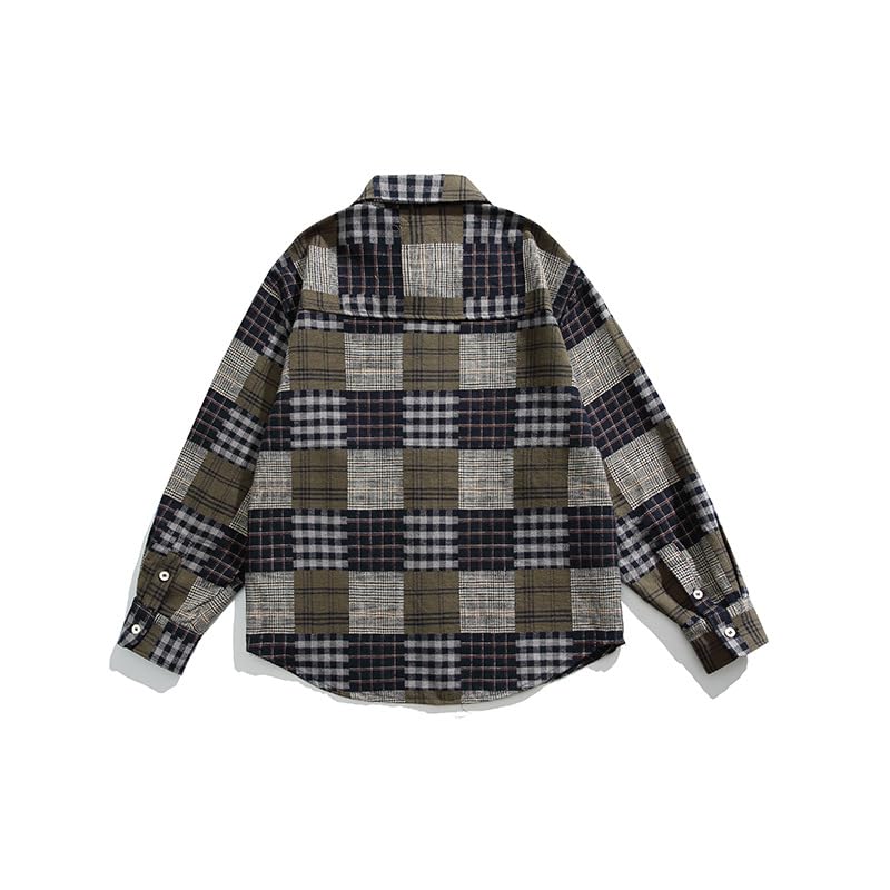 Chemise Ample à Revers pour Hommes Idéale pour les Balades d'Automne - 3