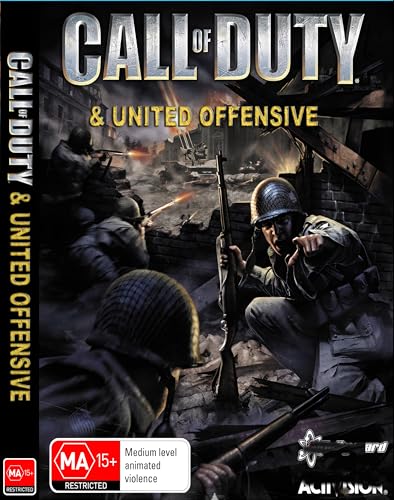 Image of Call Of Duty 1 & United Offensive Pc Game DVD With Box For Windows PC