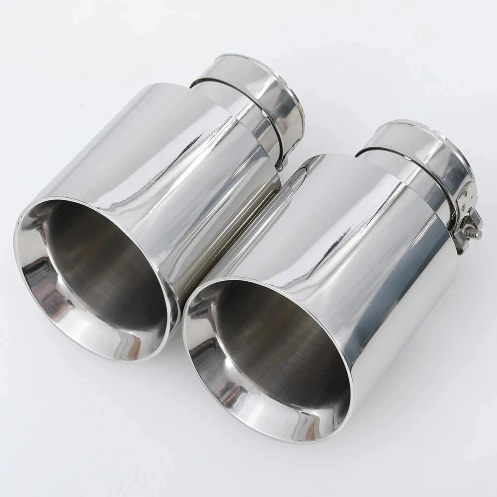 Wydechowy samochód wyścigowy Końcówka wydechowa Układ wydechowy ze stali nierdzewnej Dekoracja rury wydechowej tłumika samochodowego Tłumik Samochodowy(54MM IN 114MM OUT)