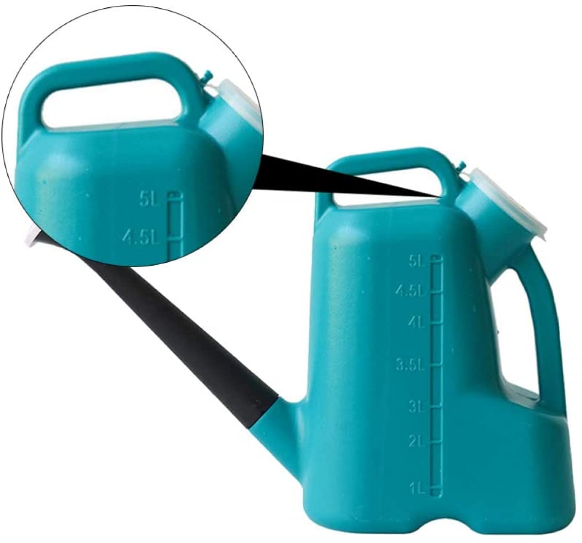 Arrosoir de jardin, pulvérisateur de fleurs, outils de jardin pour plantes d'intérieur et d'intérieur, fleurs de jardin, bleu, 5 litres