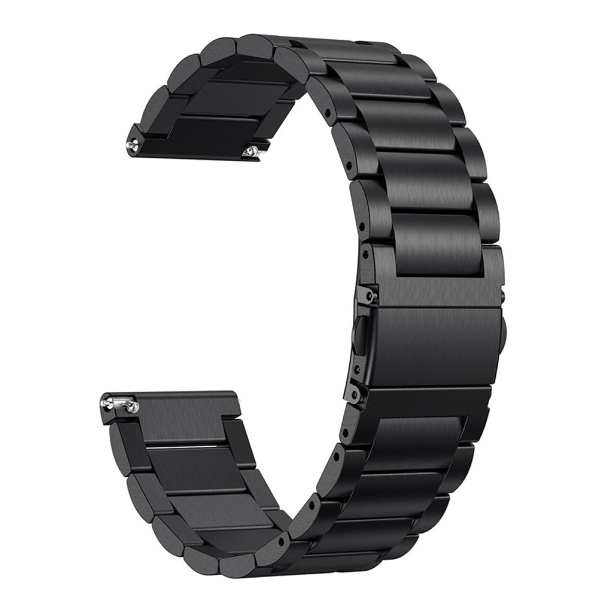 Housoutil Lot De 3 Bracelets De Rechange En Métal Pour Montre Connectée Bracelet En Acier À Trois Perles Compatible Avec La Mode Noir