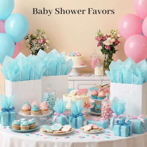 Image of Koogel 330 Sheets Light Blue Tissue Paper, 14 X 10 inches