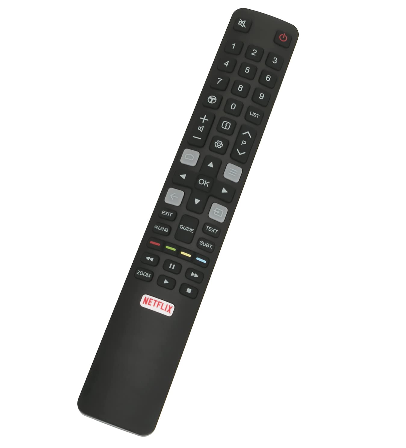 Télécommande De Remplacement Pour TV TCL - Modèles Compatibles : 85S446, 65C715, 43P639, Etc. - Infrarouge, Sans Programmation - 5