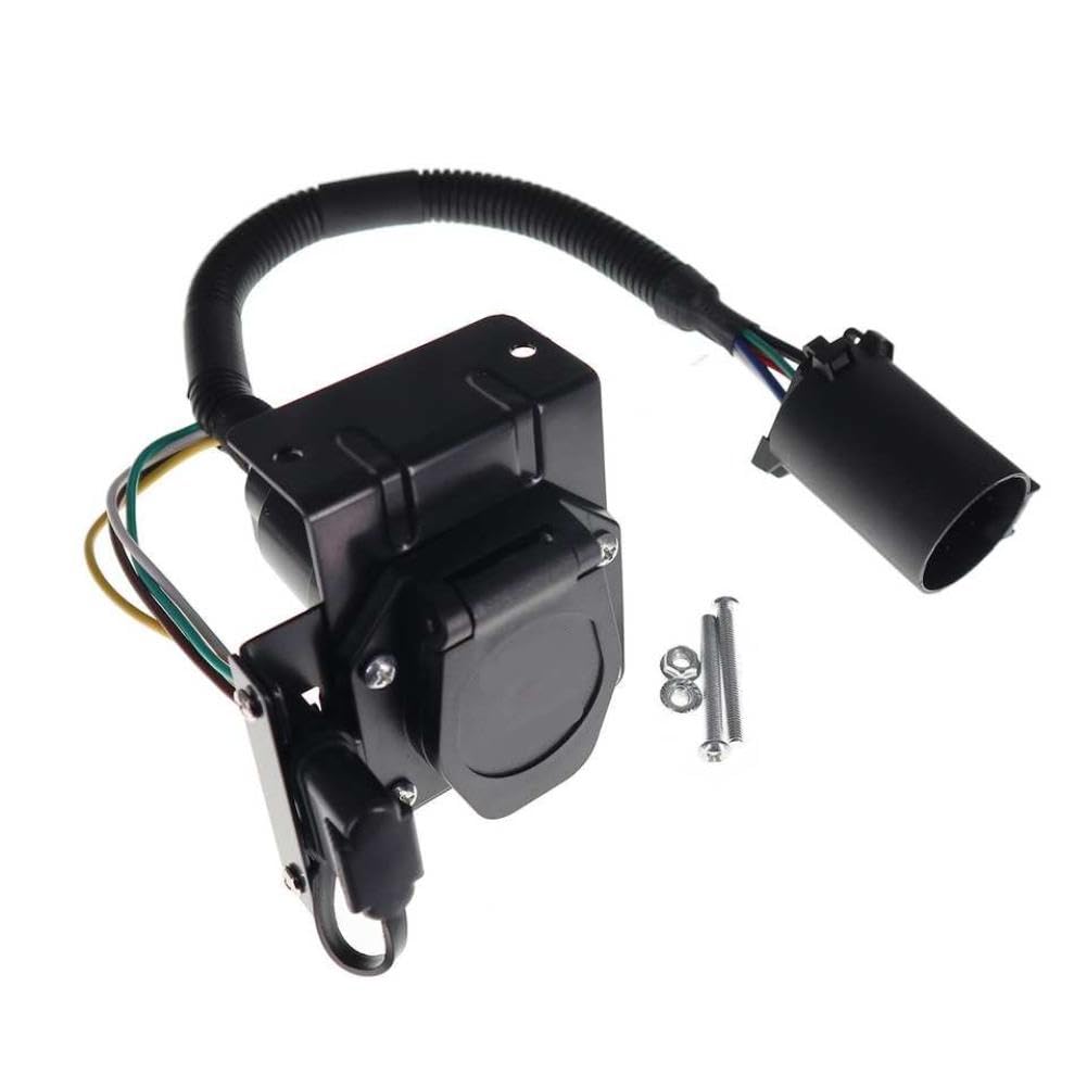Adattatore per Cablaggio del rimorchio Prese Standard USA a 4 Pin e Spina a 7 Pin compatibili con rimorchi con connettori Diversi