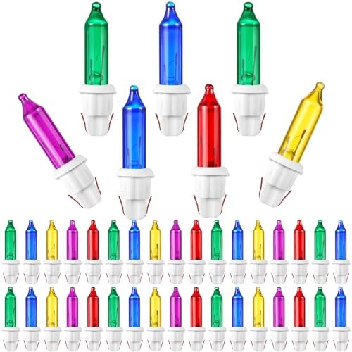 Mudder 200 Pieces 2.5V Replacement Christmas Tree Light