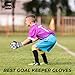 Football Goalkeeper Gloves For Boys kids Children Youth Training Gloves Soccer Goalie Goalkeeping Wrist Protection Grip Palms Adults Men (Black, Size 7 (S/M) Adult) Football Goalkeeper Gloves For Boys kids Children Youth Training Gloves Soccer Goalie Goalkeeping Wrist Protection Grip Palms Adults Men (Black, Size 7 (S/M) Adult)