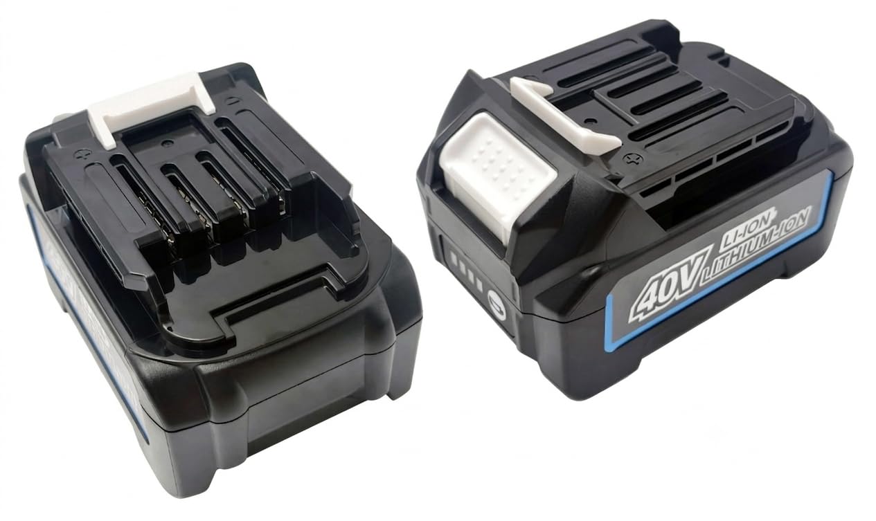 2 baterías de repuesto para Makita BL4040 40 V Max XGT 2,0 Ah Li-ion