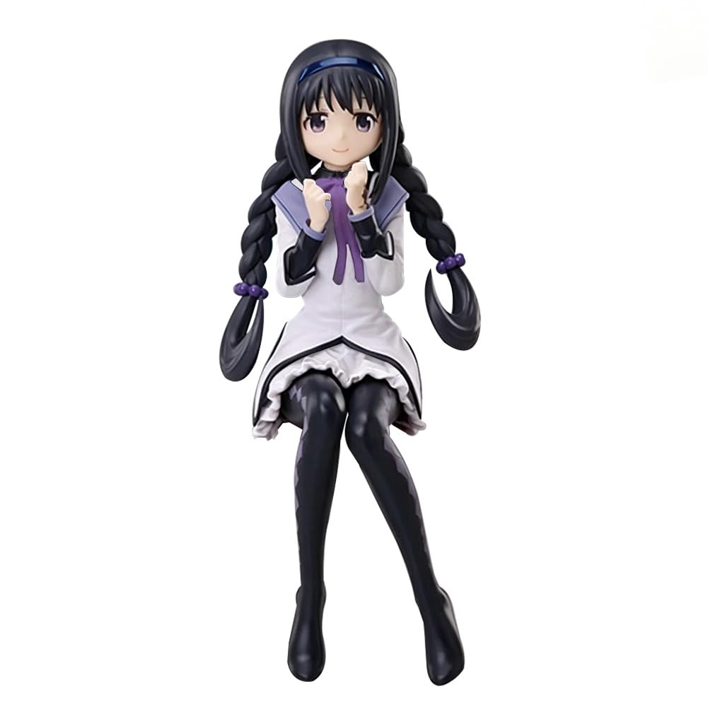 Anjinguang Akemi Homura Figure Anime Girl Figure 14CM Sitting Pose Model — image 1