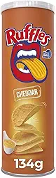 Salgadinho a Base De Batata Cheddar Ruffles Tira Onda Elma Chips Tubo 134G