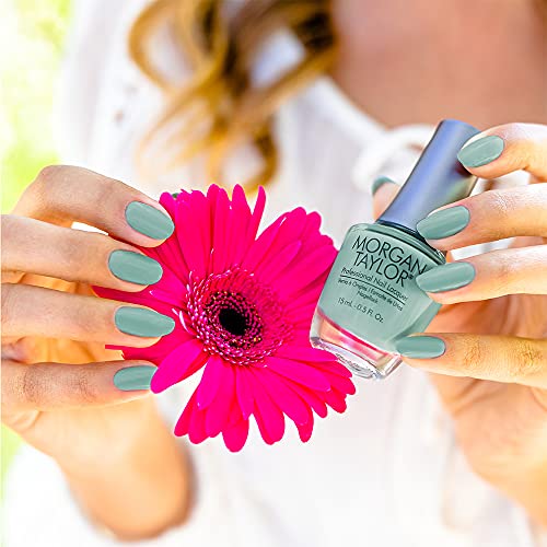 Morgan Taylor Nail Lacquer (Sea Foam) Sea Foam Green Nail Polish, Finger Nail Polish, Long Lasting Nail Polish, Green Nail Lacquer, Finger Nail Polishes.5 Ounce #TOP5