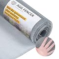 AggFencer 36inch x 10ft Hardware Cloth 1/8inch 27Ga Hot Dipped Galvanized After Welding, Chicken Coop Wire Fence, Garden Plant Welded Metal Wire Fencing Roll Mesh, Poultry Animal Netting Cage Screen