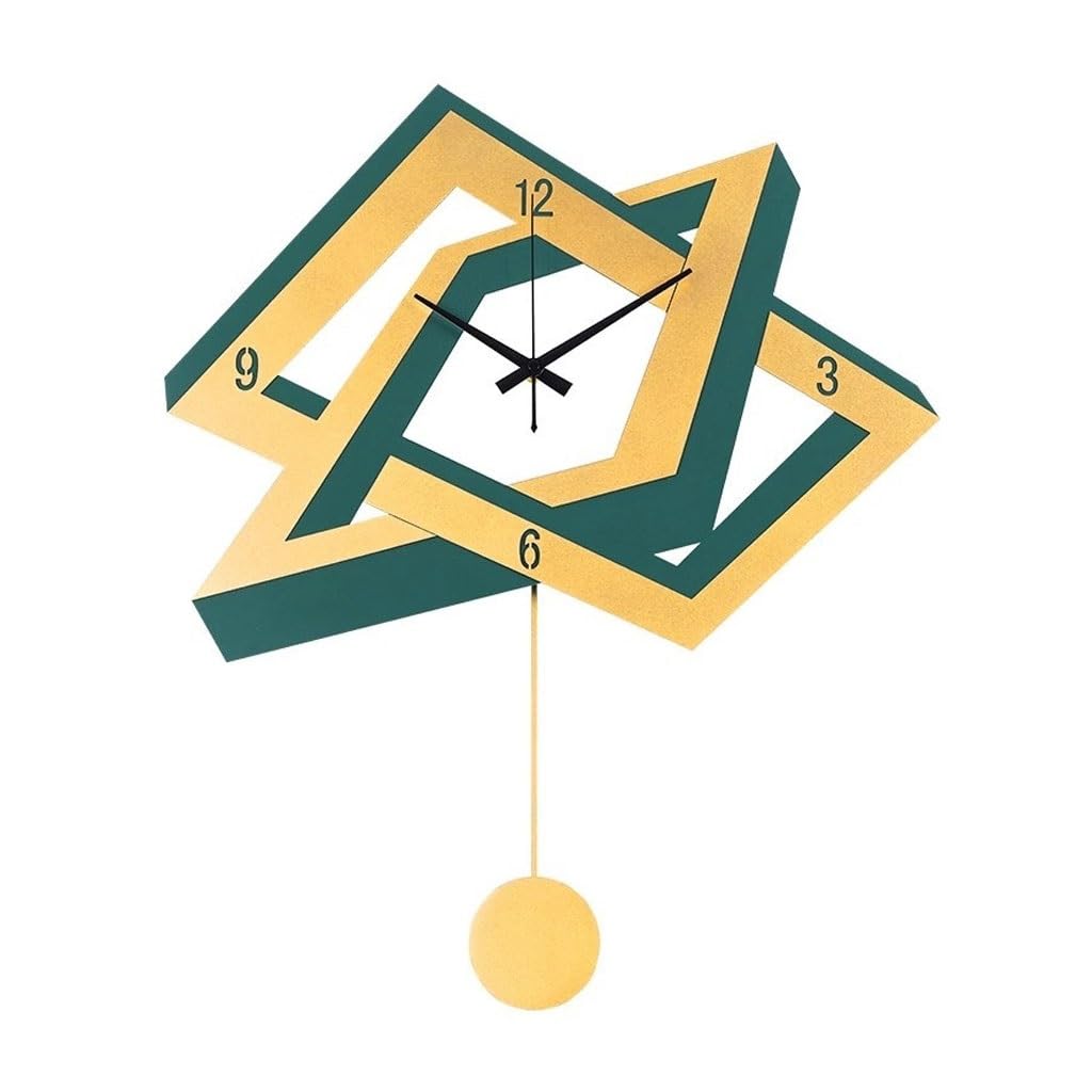 GFHTRELY Wall Clock Modern Clock Wall Clock Living Room Home Wall Decoration Simple Creative Silent Clock Clock