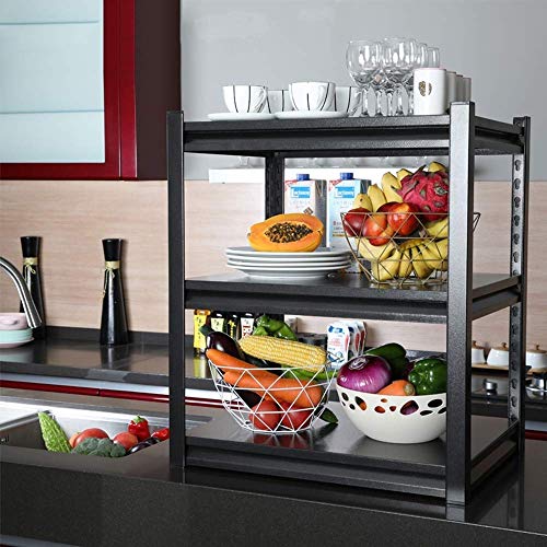 Support micro-ondes et étagère de cuisine pour libérer le plan - 5