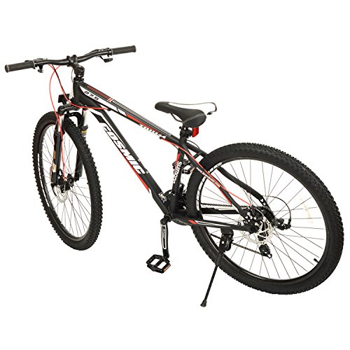 Cosmic KC0049 Cosmic Trium 21 Speed Steel Gear Bicycle, Men's 27.5-inch (Black)