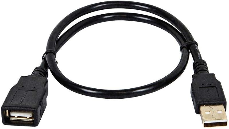 Cable de extensión USB 2.0 A macho a hembra 28/24AWG - 1,5 pies
