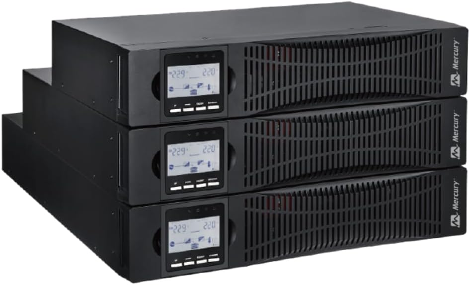 Mercury Online UPS, 1.5K/2K/3K RT, Rack Mount and Tower Convertible (3K RT)