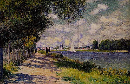Peintures à l'huile d'art célèbres de Monet pour ressentir la sérénité des berges de Seine