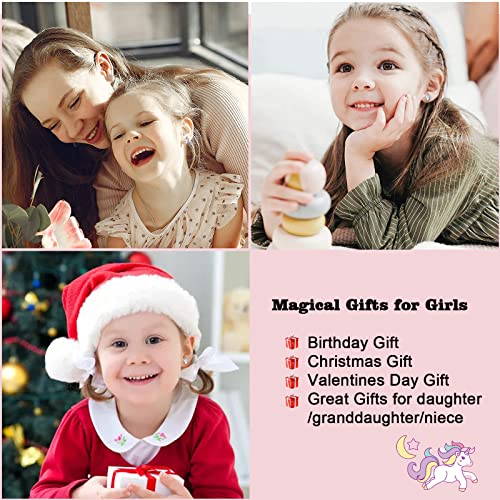 Kingsin Unicorn Earrings For Girls Hypoallergenic Earring For Girl Unicorns Jewelry Gifts For Daughter Granddaughter Sister Women Valentines Christmas Party Birthday Graduation Back To School Day #TOP1
