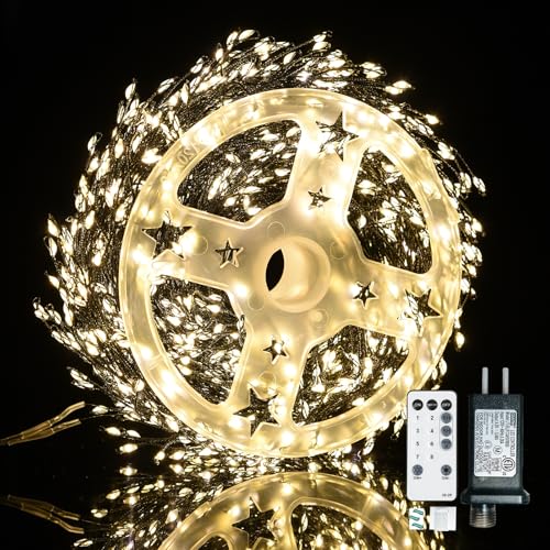 Fairy Lights Plug in 500 Led Small Warm String Fairy