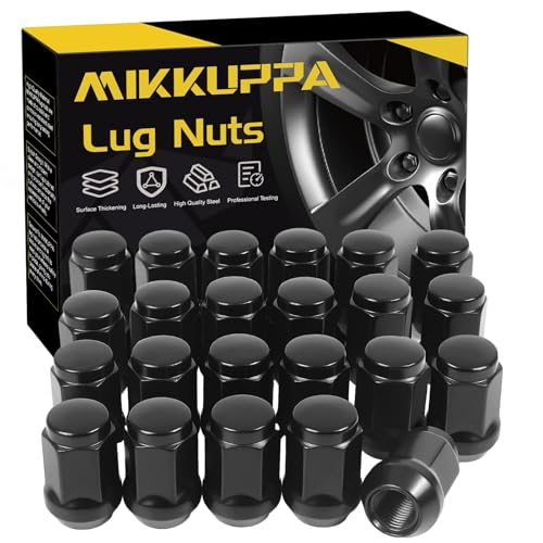 Image of MIKKUPPA 1 /2-20 Wheel Lug Nuts, Chrome 23PCS Closed End Lug Nuts