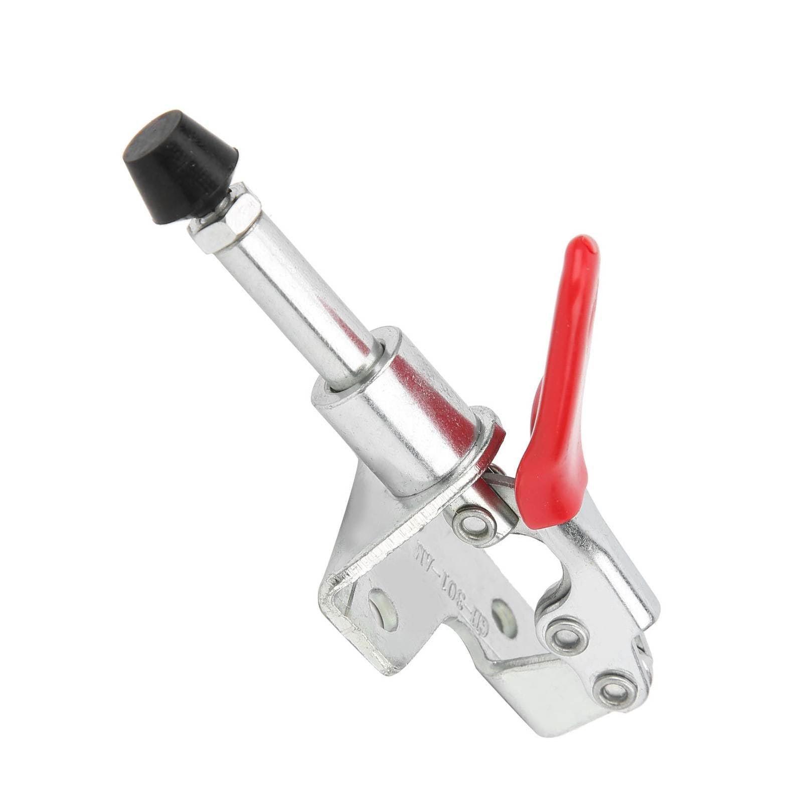 Ausla GH 301 AM Kniehebelklemme, 4 Stück, Verzinktes Eisen, Feste Kniehebelklemme, 45 Kg Tragkraft, 190-Grad-Griff, 16 Mm Hub, für Holzbearbeitung, Schweißen, Elektronische Montage, Handwerkzeug