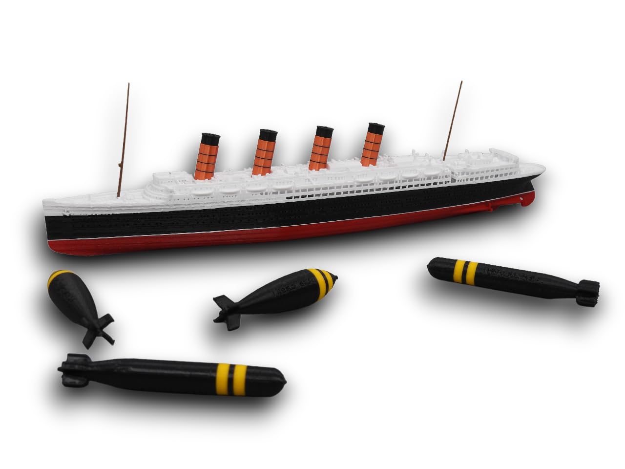 Amazon.com: TheRoller3d RMS LUSITANIA Model - Highly Detailed