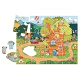 Tree House Garden Party Story Puzzle | 3+ Years | Size 20" x 15.5" | Problem Solving | 18 Piece Puzzle | Puzzles Collection |
