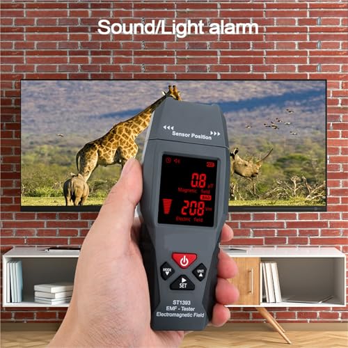 Medidor Gauss Digital para Campo Electromagnético con Temperatura miniatura 4