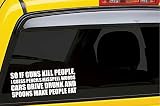 So if Guns Kill People, Pencils Misspell Words, Cars Drive Drunk, and Spoons Make People Fat - Funny