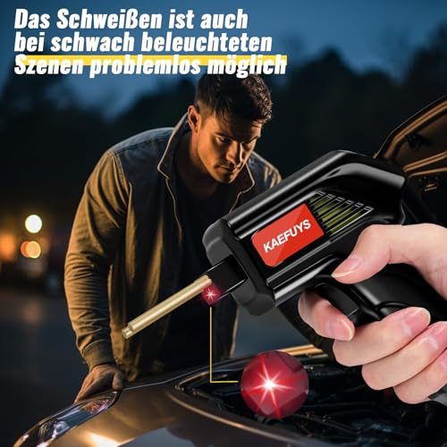 KAEFUYS Kunststoff Schweißgerät 170W 2 in 1 Auto Stoßstange Reparaturset mit 805PCS 7 Arten Klammern Hot Hefter Schweißer Reparatur Set kunststoff Schweißen Maschine für Auto Stoßstange Kajak