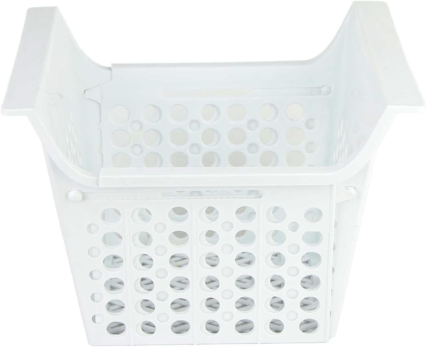 TOPINCN Freezer Storage Organizer Baskets with Handle PP Chest Freezer Basket Expandable Deep Freezer Organizer Bin Heavy Load Chest Freezer Accessory for Kitchen (S)