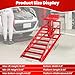 2PCS 5T 11060lbs Hydraulic Car Ramps, Heavy Duty Hydraulic Vehicle Ramps Lift Ramp, Portable Car Ramps for Oil Changes, Car Lifts for Home Garage, Vehicle Auto Garage Repair