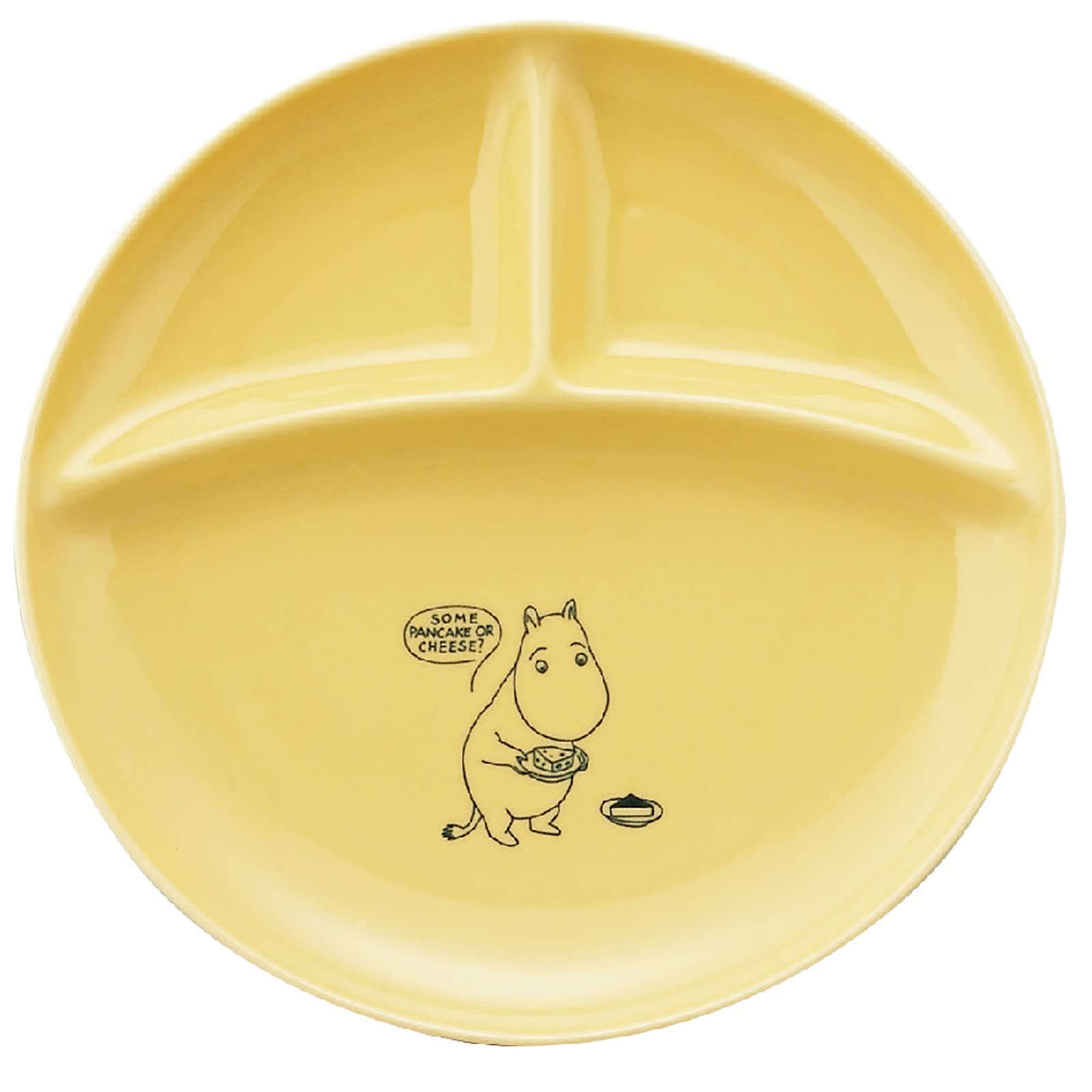 Amazon｜MOOMIN ( ムーミン ) ランチプレート 仕切り皿 直径約23cm