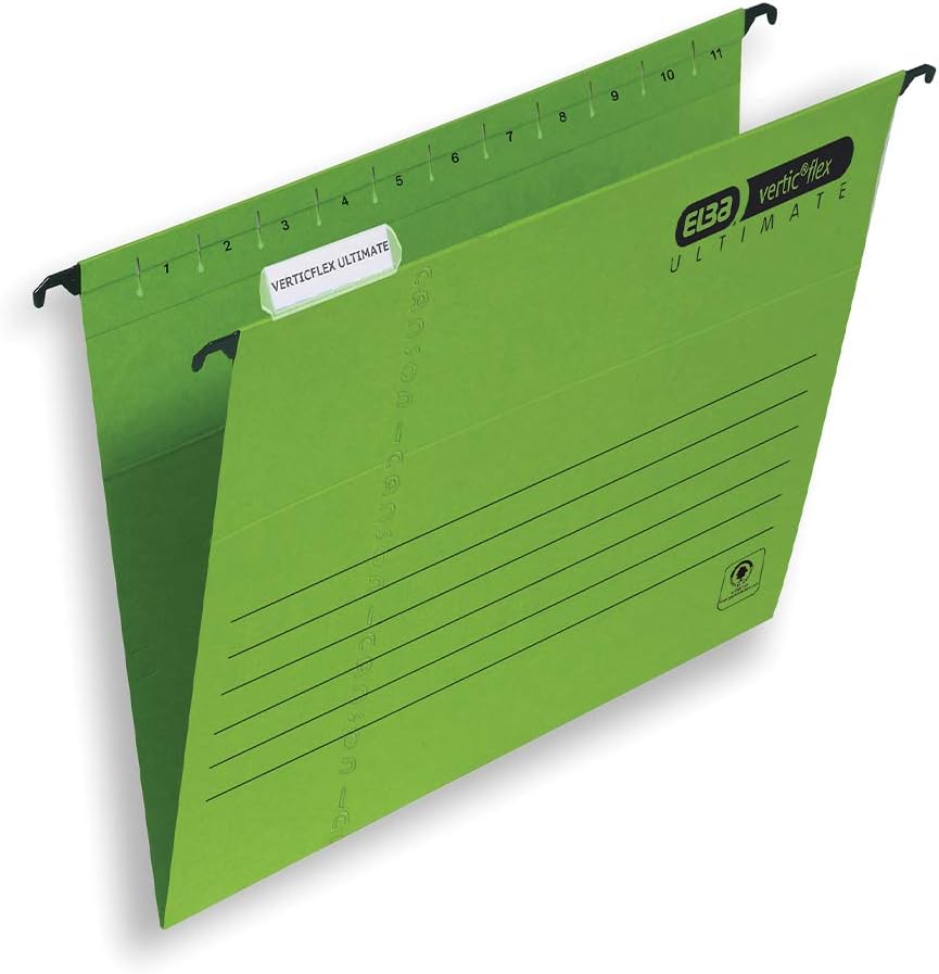 Elba Ultimate 240 gsm Manilla Verticflex Suspension Files, Foolscap