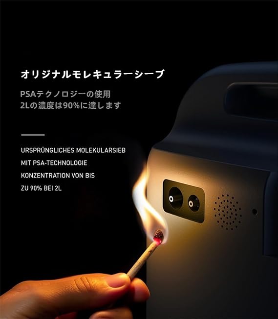 Japanese Oxygen Inhaler, Oxygen Inhaler, Oxygen Inhaler, Oxygen Inhaler, Home Oxygen Generator, Highland Oxygen Machine, Medical Grade Oxygen Generator, Maximum Flow Rate of 8 L/Min, Good