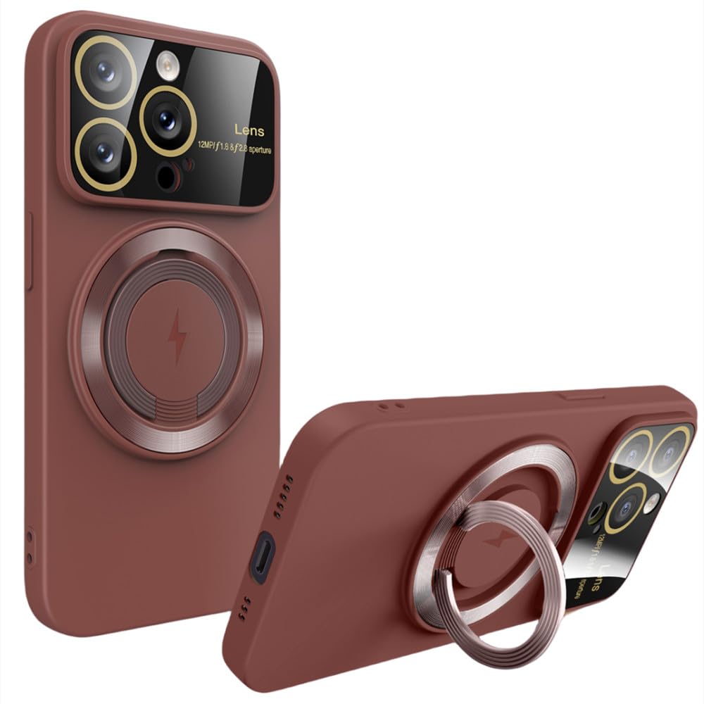 Coque iPhone 11 Pro Max charge magnétique et support grand angle pour caméra complète