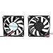 Ruilogod 2 x DC24V 70x10mm plastikowe 11 Flabellums wentylator chłodzący dla PC Case CPU Cooler