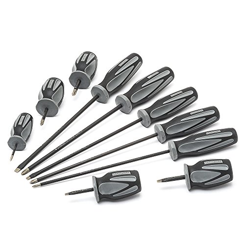 Craftsman Extreme Grip 10-Piece Diamond Tip Screwdriver Set, #50838