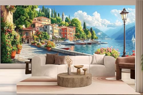 Diamond Painting Grand Format 200x90 cm Vue de la Mer h188