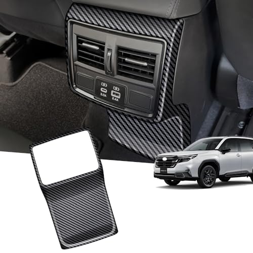 For 新型 フォレスター SL5 SLG 6代目(2025年4月?現行)リアエアコンスカートボードインテリアパネルリアシートベントスカートボード保護カバーはABS素材でカスタムメイドされており傷や摩耗に強く取り付けが簡単ですフォレスターアクセサリー (カ