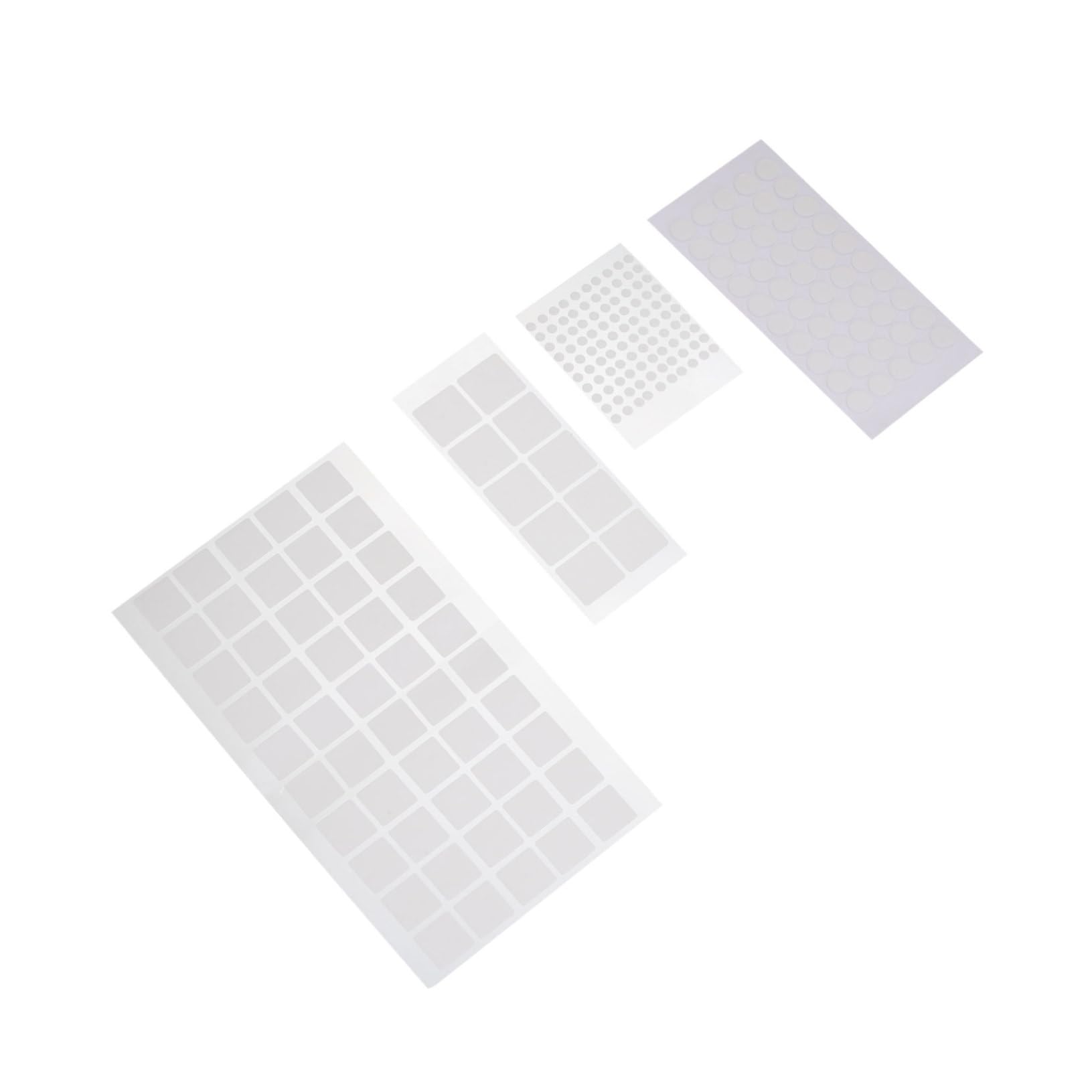 DOITOOL Removable Double Sided Tape 500 Square Sticky Dots Adhesive Stickers Acrylic Double Stick Tape Safe Material