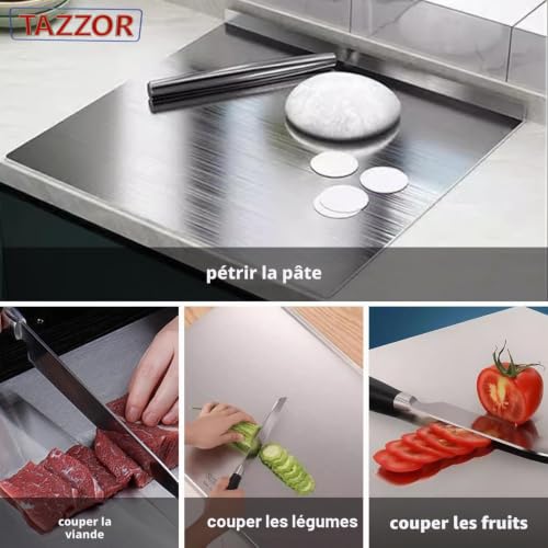 Planche en acier inoxydable durable pour restaurant et bar