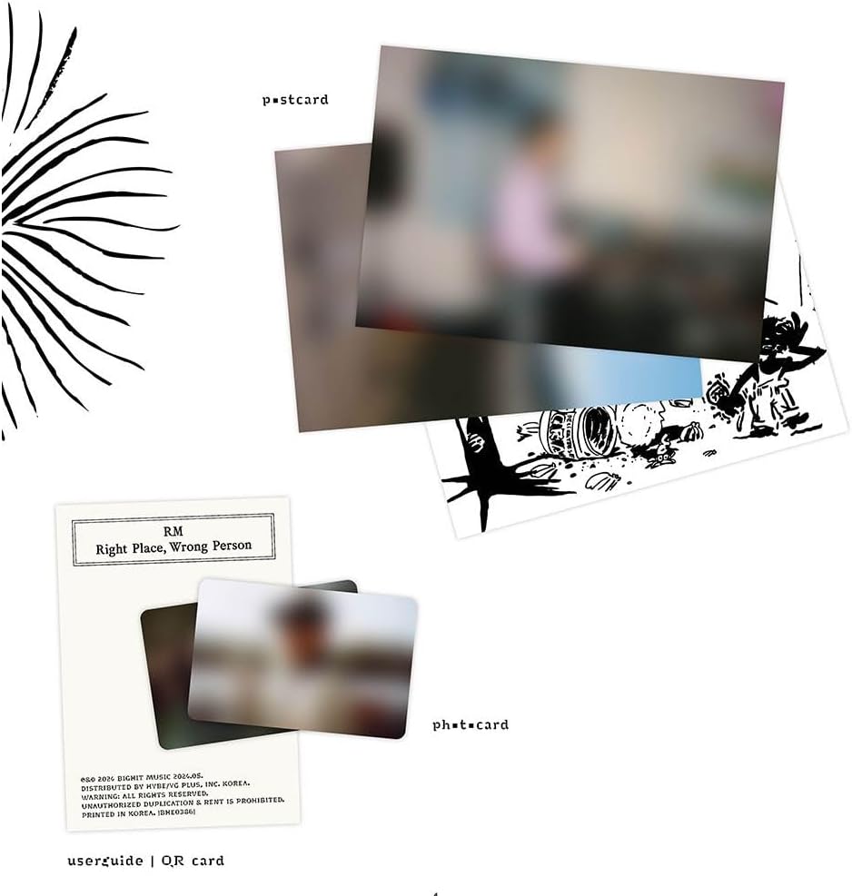 Dreamus BTS RM Right Place, Wrong Person 2nd Solo Album Weverse Albums Ver, undefined