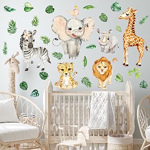 Vinilos decorativos animales selva 35 x 24 pulgadas miniatura 5