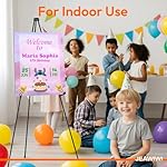 3PCS Black Easel Stand for Wedding Sign Stand, 66 Inch Lightweight Adjustable Art Easel for Display, Wedding Sign, Poster, Black Metal Easel with Portable Bags - Image 5