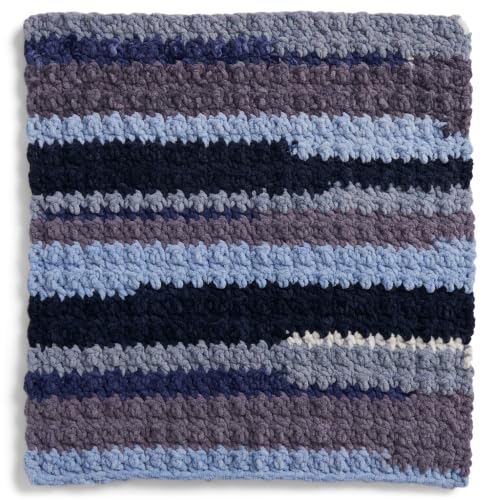 Image of Bernat Blanket Patchwork Yarn for Crocheting Soft, Nautical, 2-Pack
