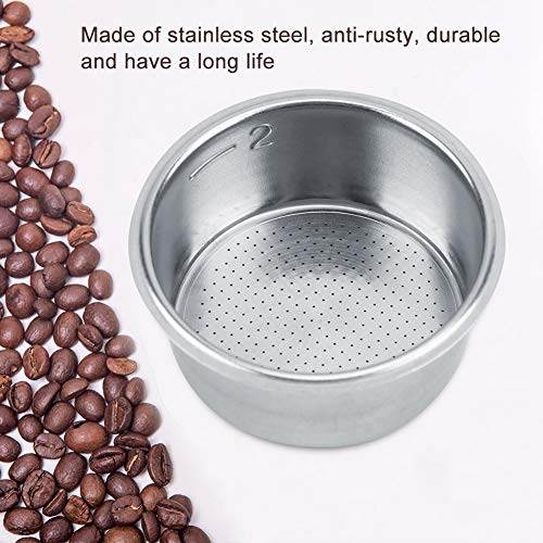 Roestvrijstalen koffiefiltermand zonder drukfilter voor, roestvrijstalen filtermand Roestvrijstalen koffiefiltermand - Image 8