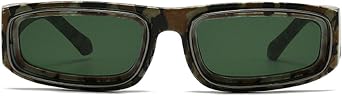 Fashion Square Sunglasses 2024 Trend Punk Sun Glasses For Women Luxury Vintage Rectangle Sunglass Men Y2k Streetwear Shades